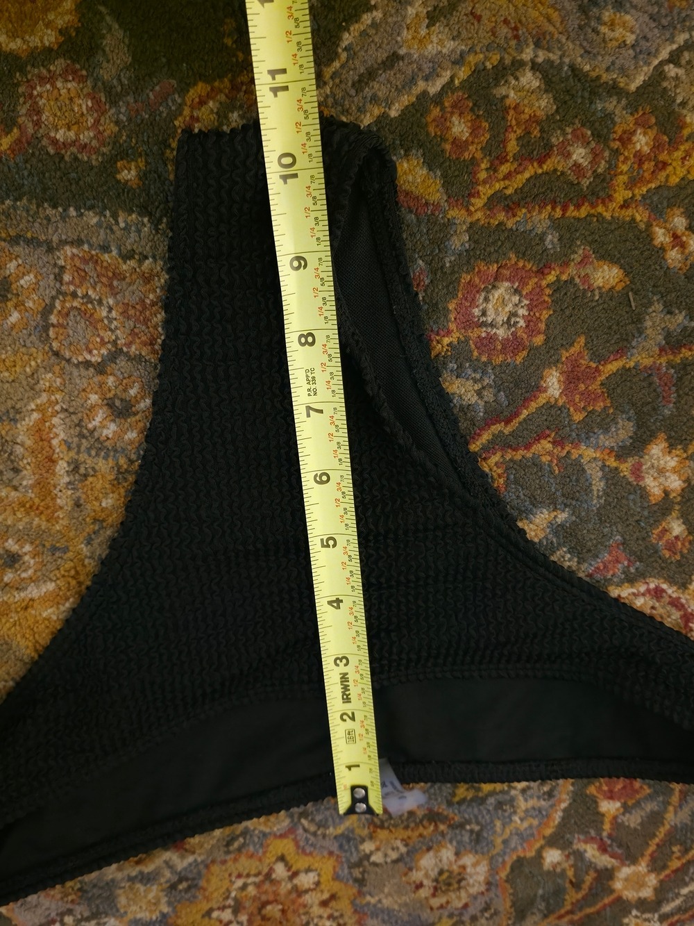 4/$25 Deal! Black Textured Bikini Top and Black Swim Bottoms And Skirt - Picture 11 of 11